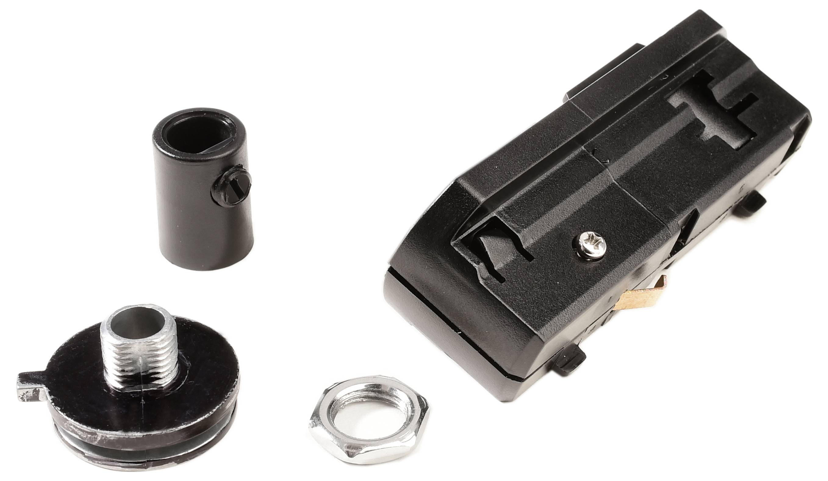 Deko Light 720037 D One Hochvolt-Schienensystem-Komponente Leuchtenadapter Schwarz