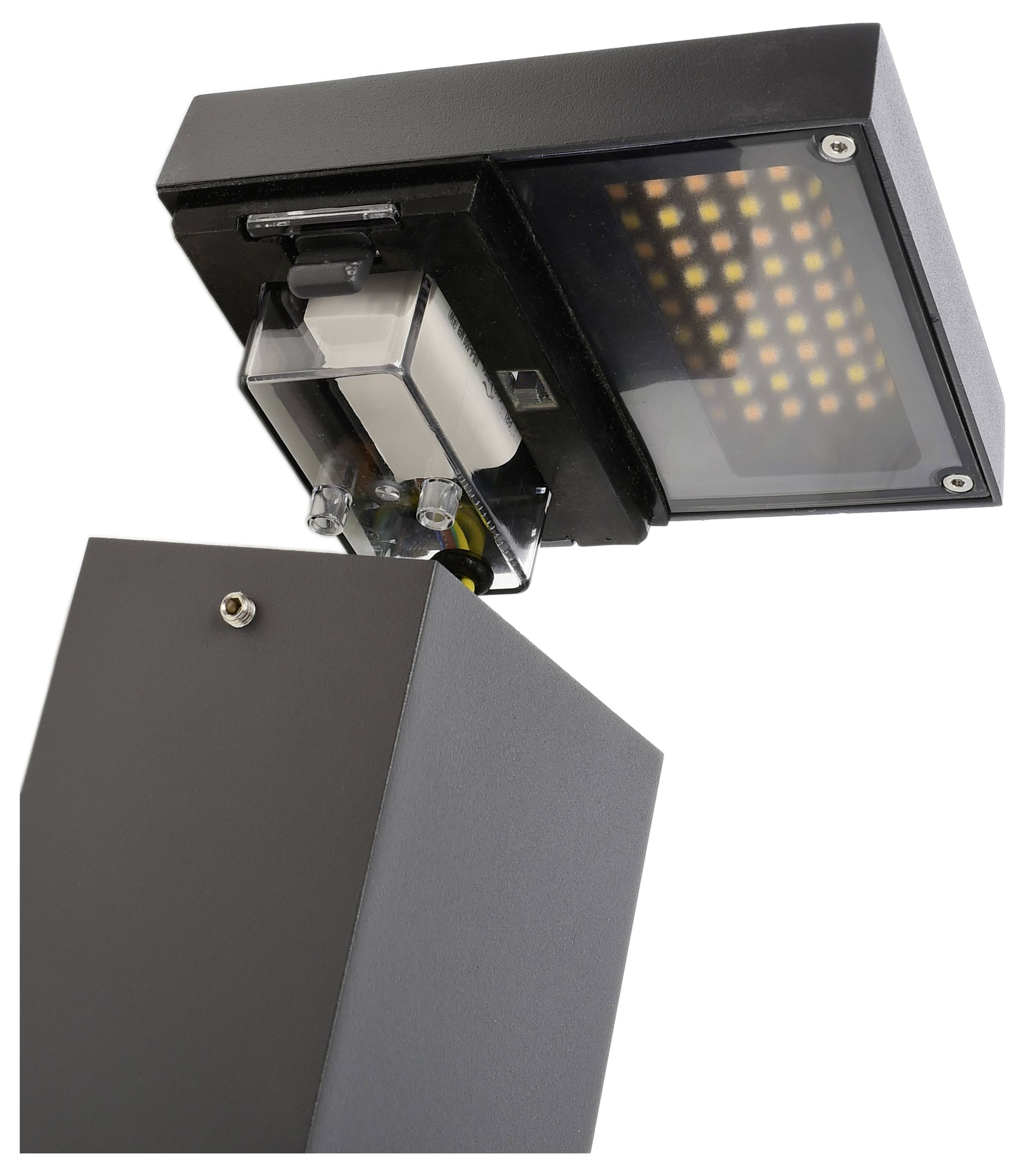 Deko Light 733070 Lerna 1000, 7,4 W, 3000/4000K, grau LED-Pollerleuchte LED LED fest eingebaut 7.4W Grau