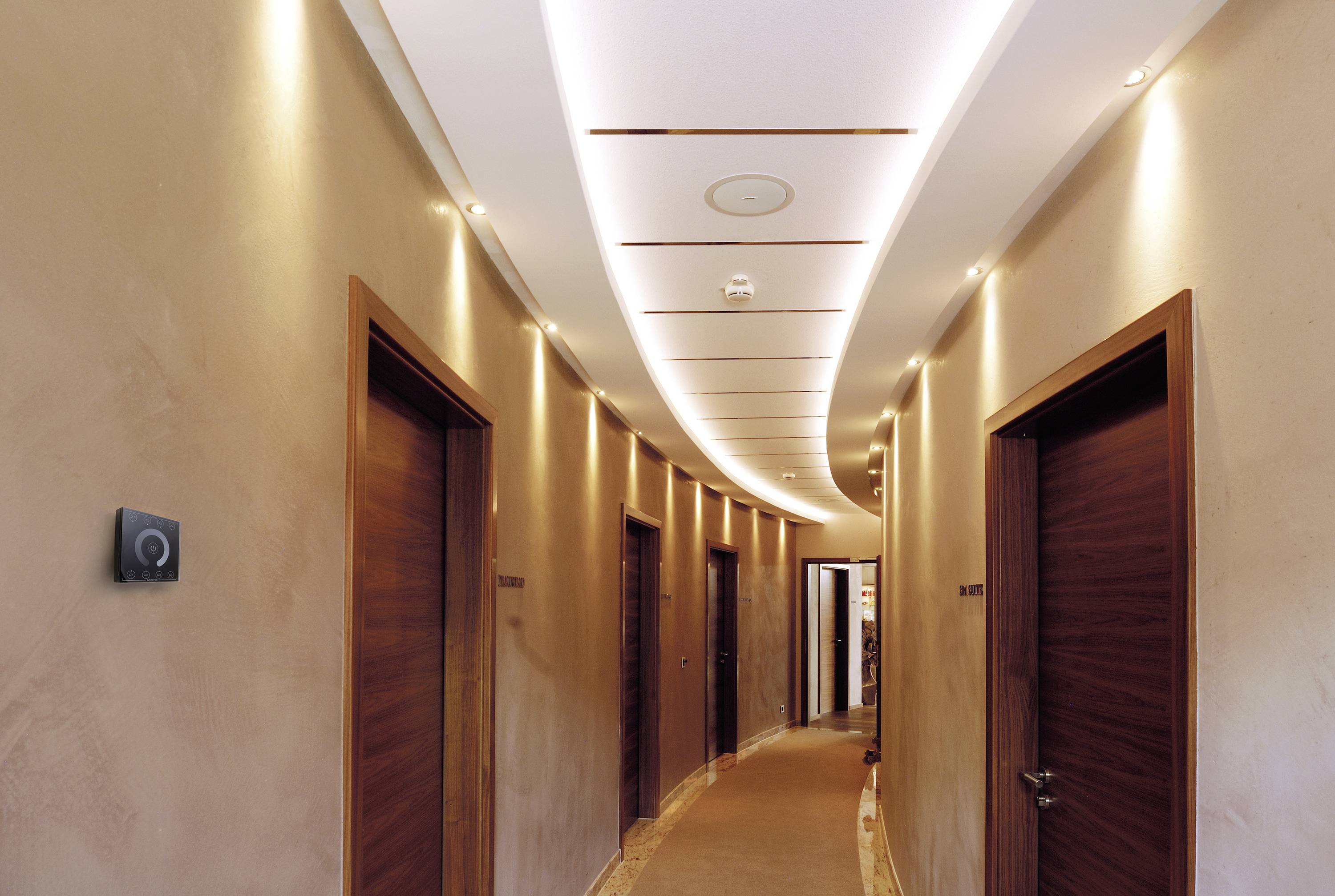 Deko Light DMX Wandcontroller Touch 16C Wandsteuerung 86mm 86mm 17.4mm