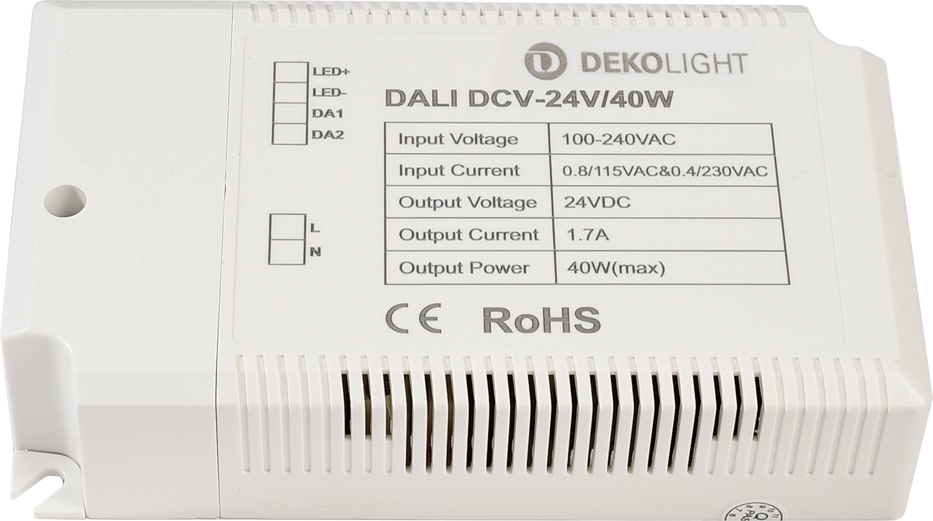 Deko Light BASIC, DIM, CV, EUP40D-1W24V-0 LED-Trafo Konstantspannung 40W 0 - 1700mA 24 V/DC dimmbar 1St.