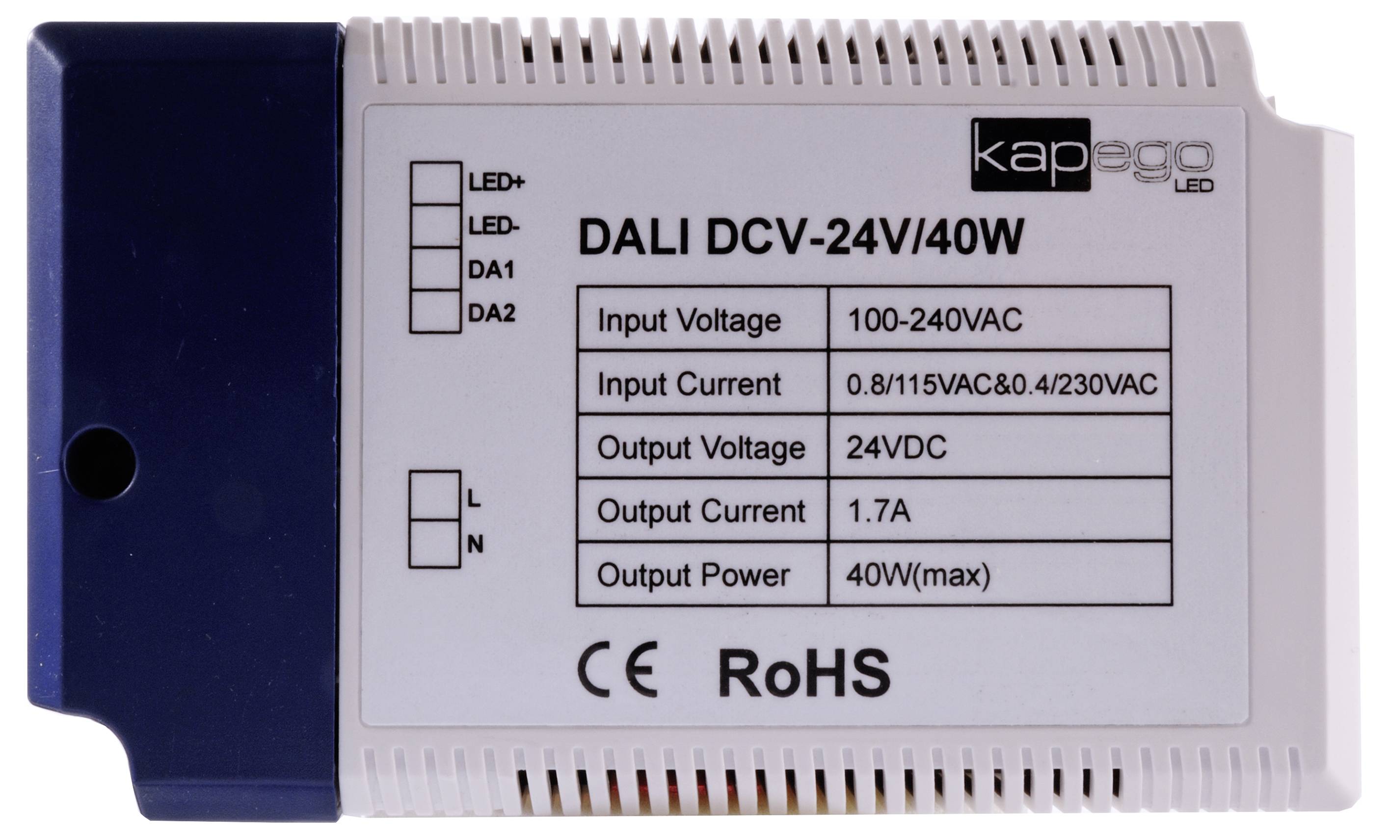 Deko Light BASIC, DIM, CV, EUP40D-1W24V-0 LED-Trafo Konstantspannung 40W 0 - 1700mA 24 V/DC dimmbar 1St.