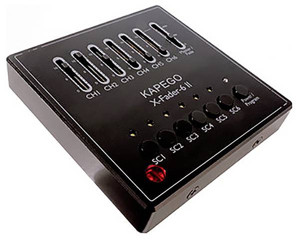 Deko Light DMX Wandsteuerung X-Fade-6 II Wandsteuerung 86mm 86mm 16.3mm