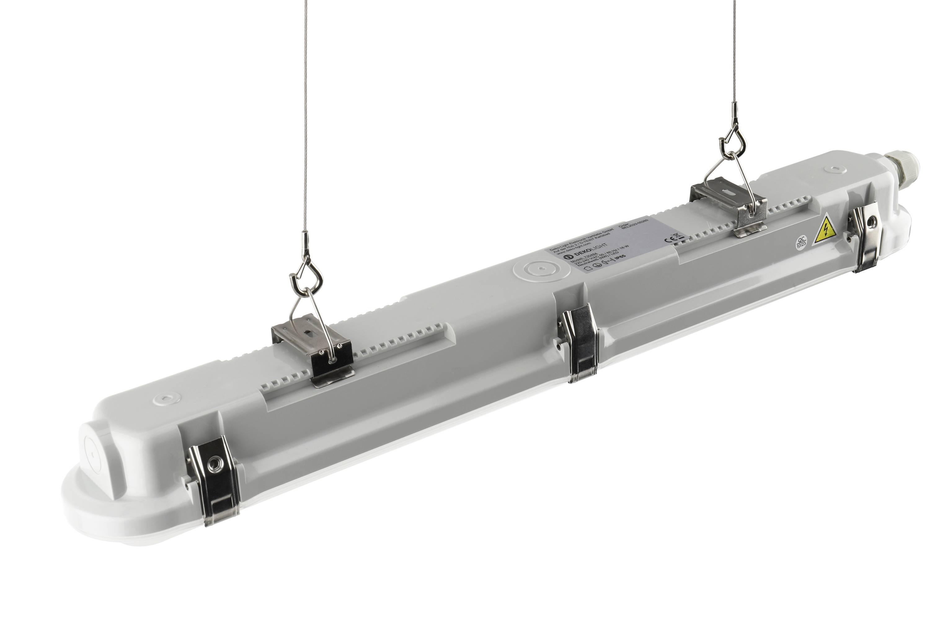 Deko Light 930713 Seilabhängung für Tri Proof Basic Hochvolt-Schienensystem-Komponente Seilabhängung Silber