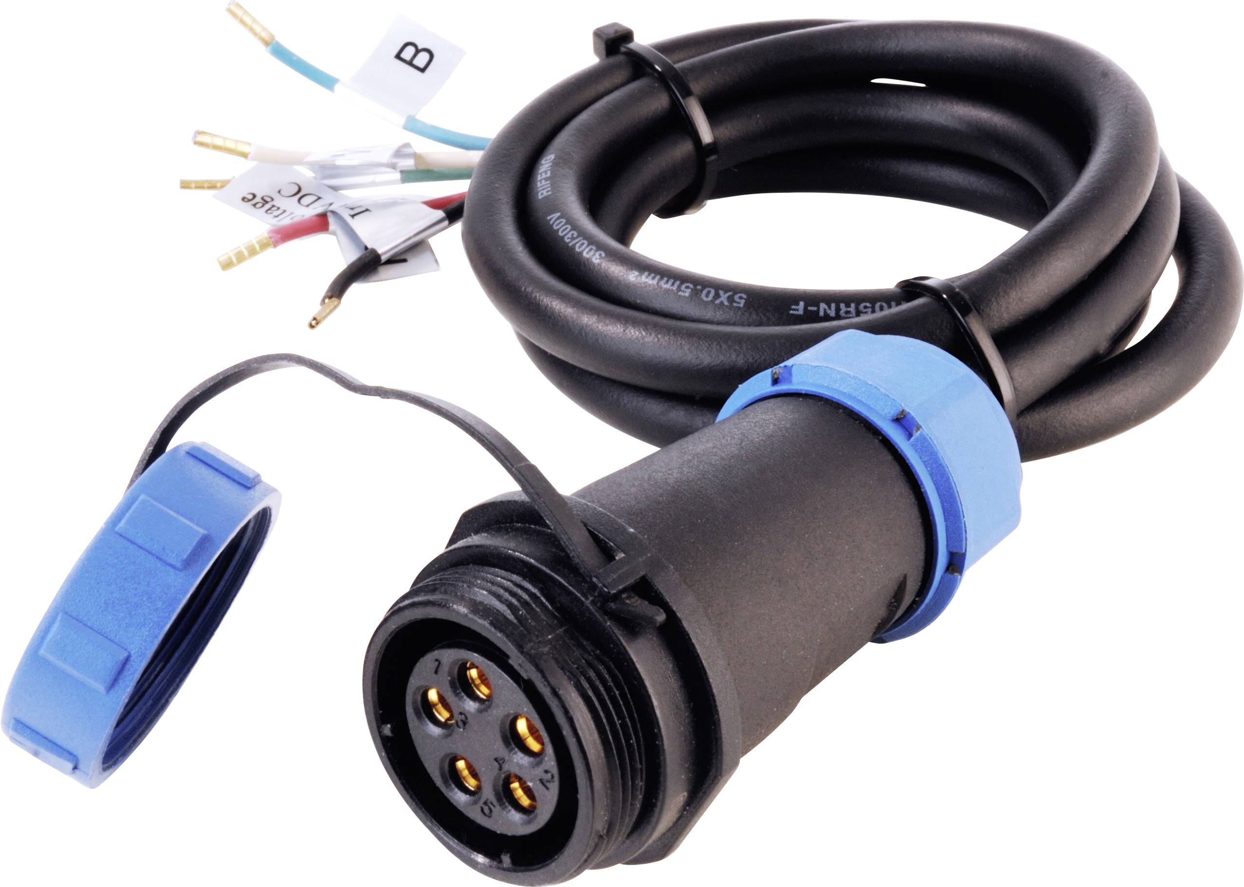 Deko Light 940031 Rundstecker konfektioniert Kupplung, gerade Gesamtpolzahl: 5 1St.