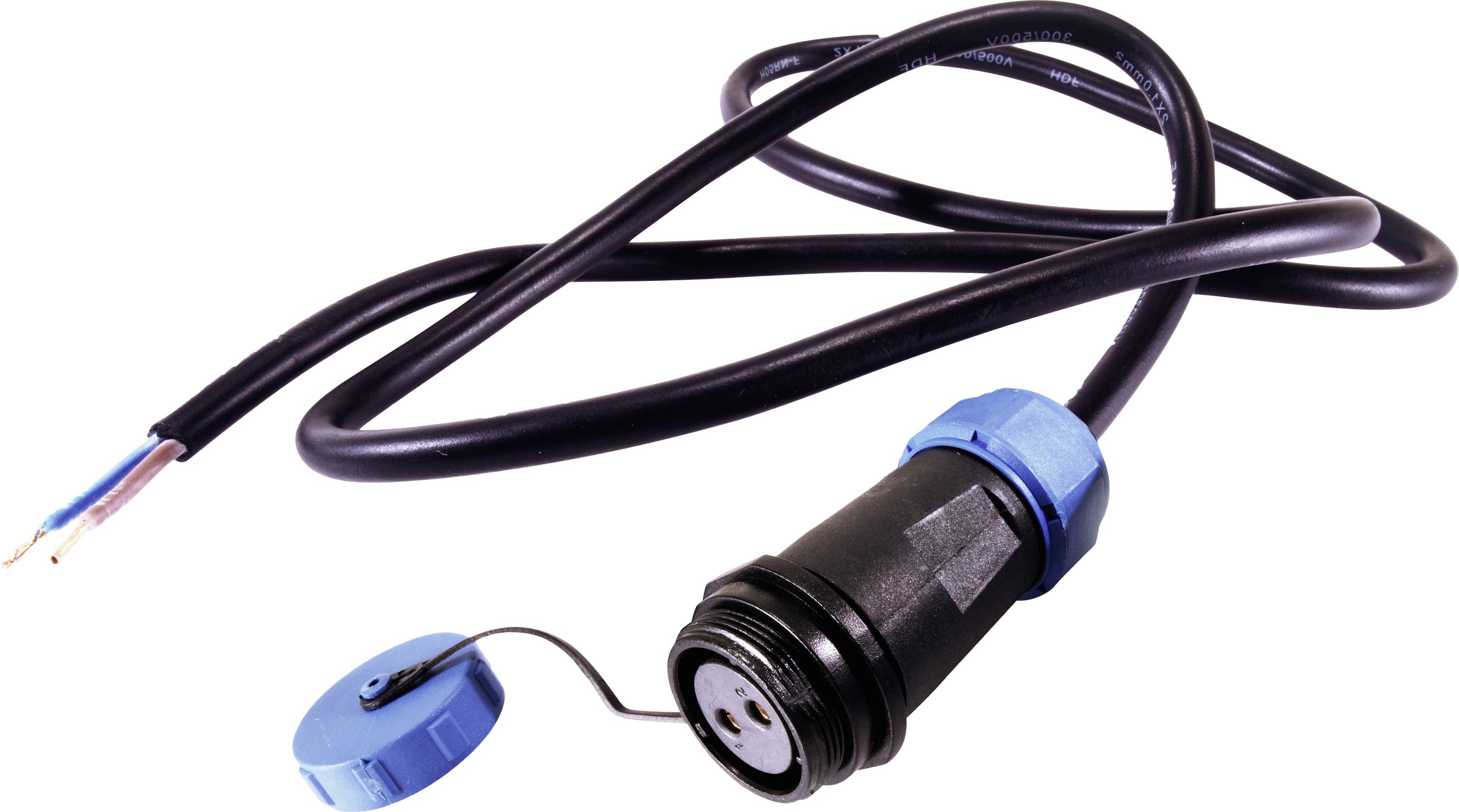 Deko Light 940039 Rundstecker konfektioniert Kupplung, gerade Gesamtpolzahl: 2 1St.