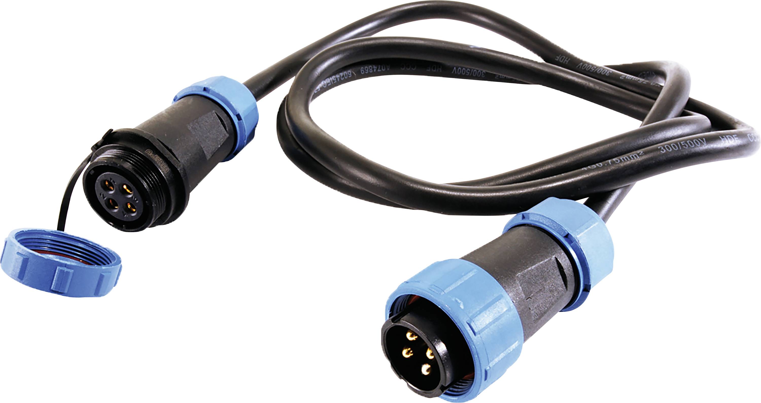 Deko Light 940046 Rundstecker konfektioniert Stecker, gerade Gesamtpolzahl: 4 1St.