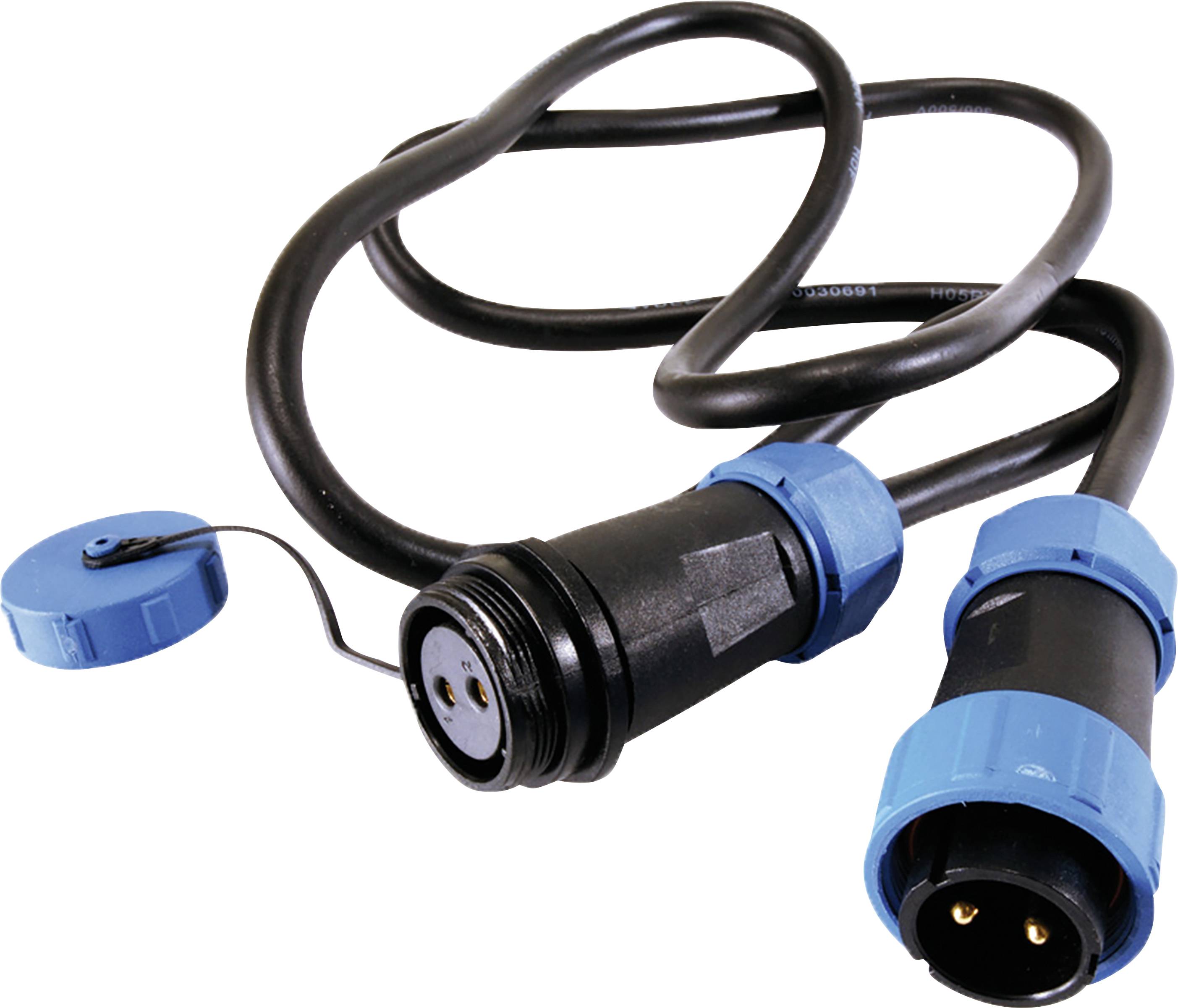 Deko Light 940051 Rundstecker konfektioniert Stecker, gerade, Kupplung, gerade Gesamtpolzahl: 2 1St.