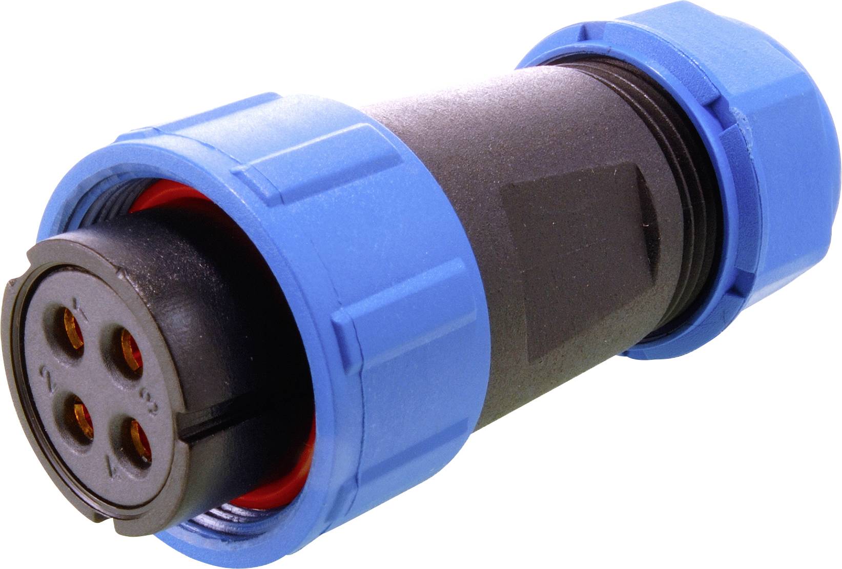 Deko Light 940061 Rundstecker Kupplung, gerade Gesamtpolzahl: 4 1St.