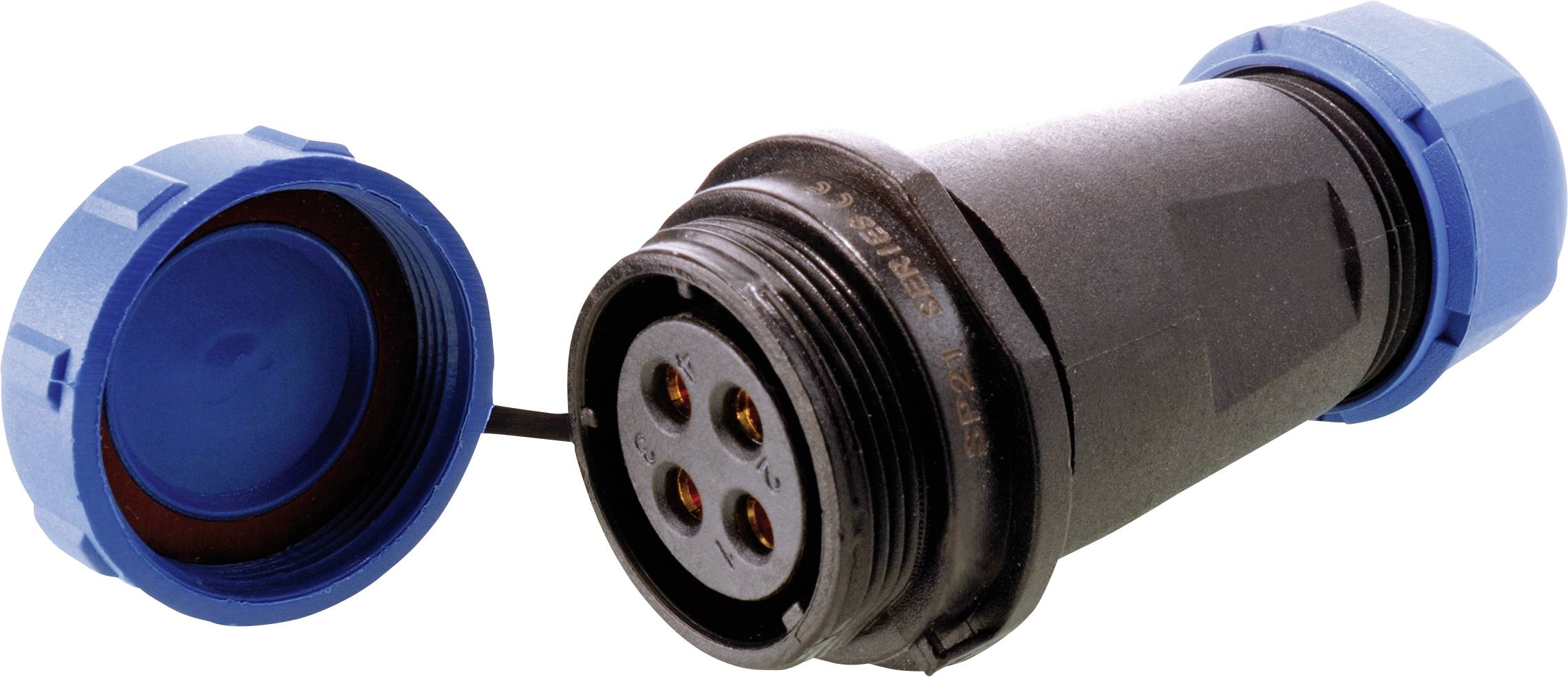 Deko Light 940063 Rundstecker Kupplung, gerade Gesamtpolzahl: 4 1St.