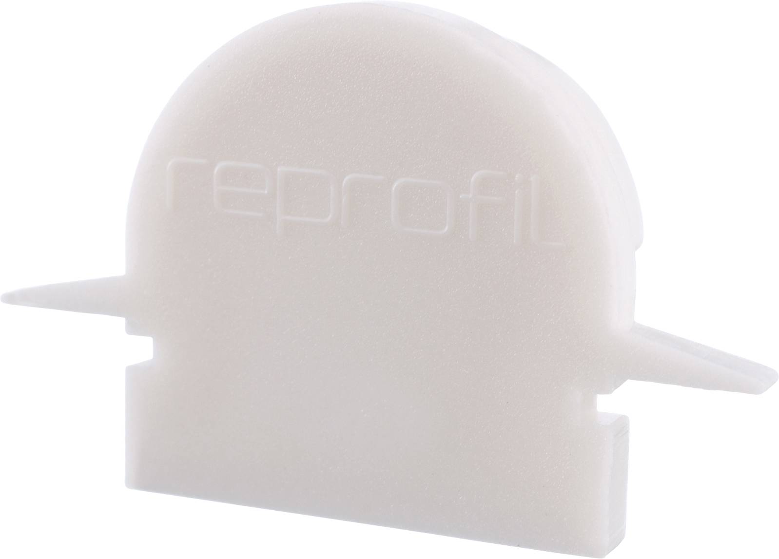 Ein weißes plastisches Werkzeug mit der Aufschrift 'reprofil', das für Betonreparaturen verwendet wird.