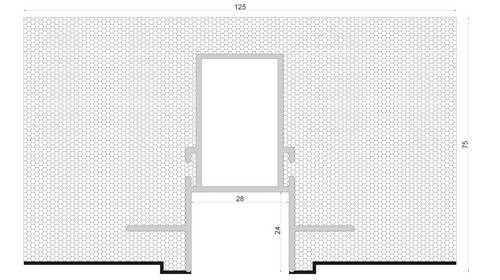 Deko Light Combo Dämmung Trafoprofil 1 m, schwarz 988172 Profil Schwarz