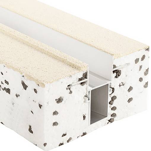 Deko Light Combo Dämmung Trafoprofil 1 m, weiß 988173 Profil Weiß