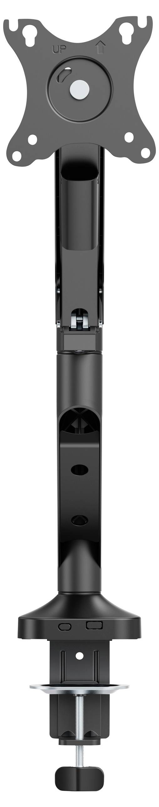 SpeaKa Professional SP-MM-1030 1fach Monitor-Tischhalterung 43,2cm (17") - 101,6cm (40") Schwarz Höhenverstellbar