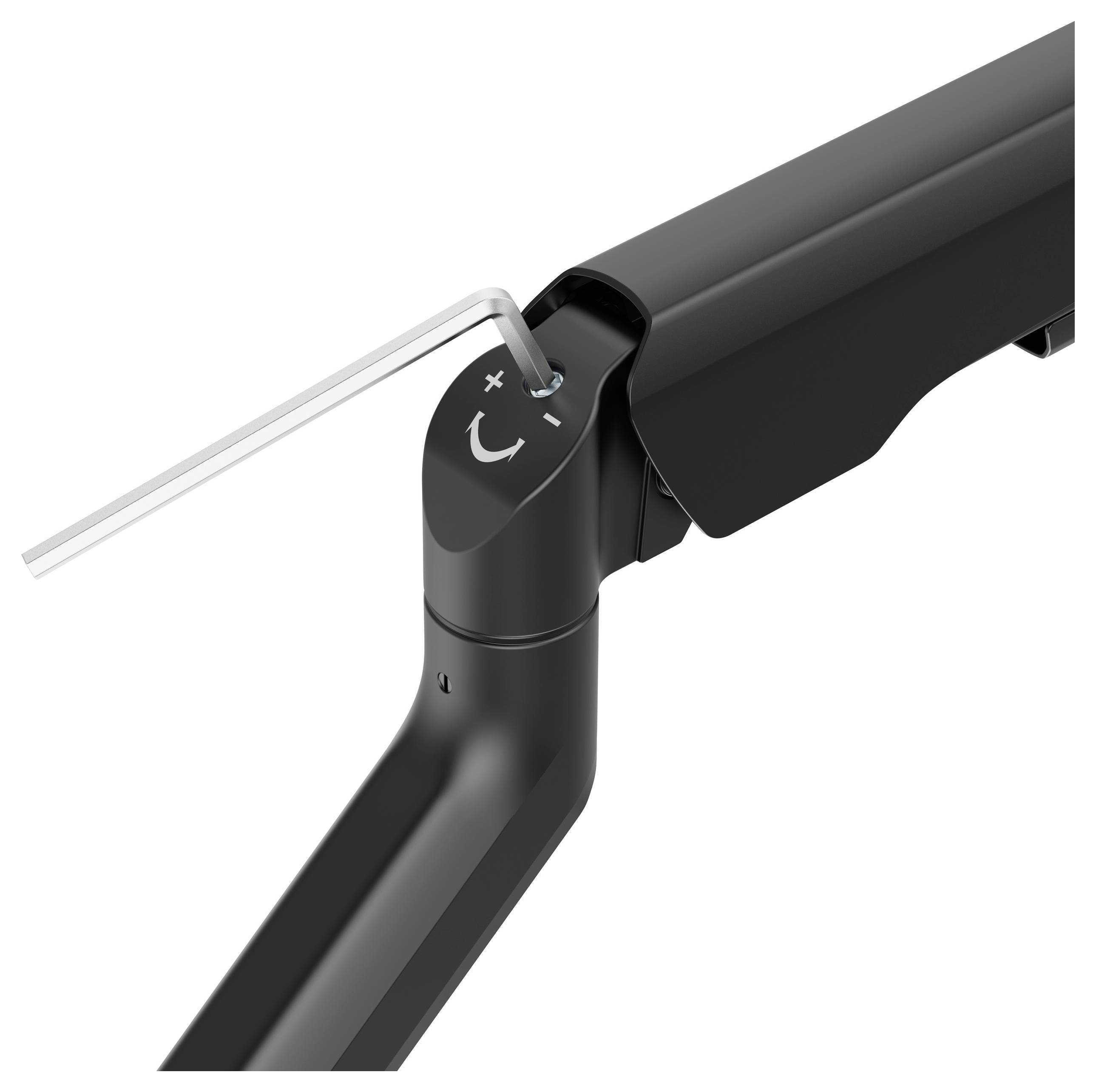 SpeaKa Professional SP-MM-1030 1fach Monitor-Tischhalterung 43,2cm (17") - 101,6cm (40") Schwarz Höhenverstellbar