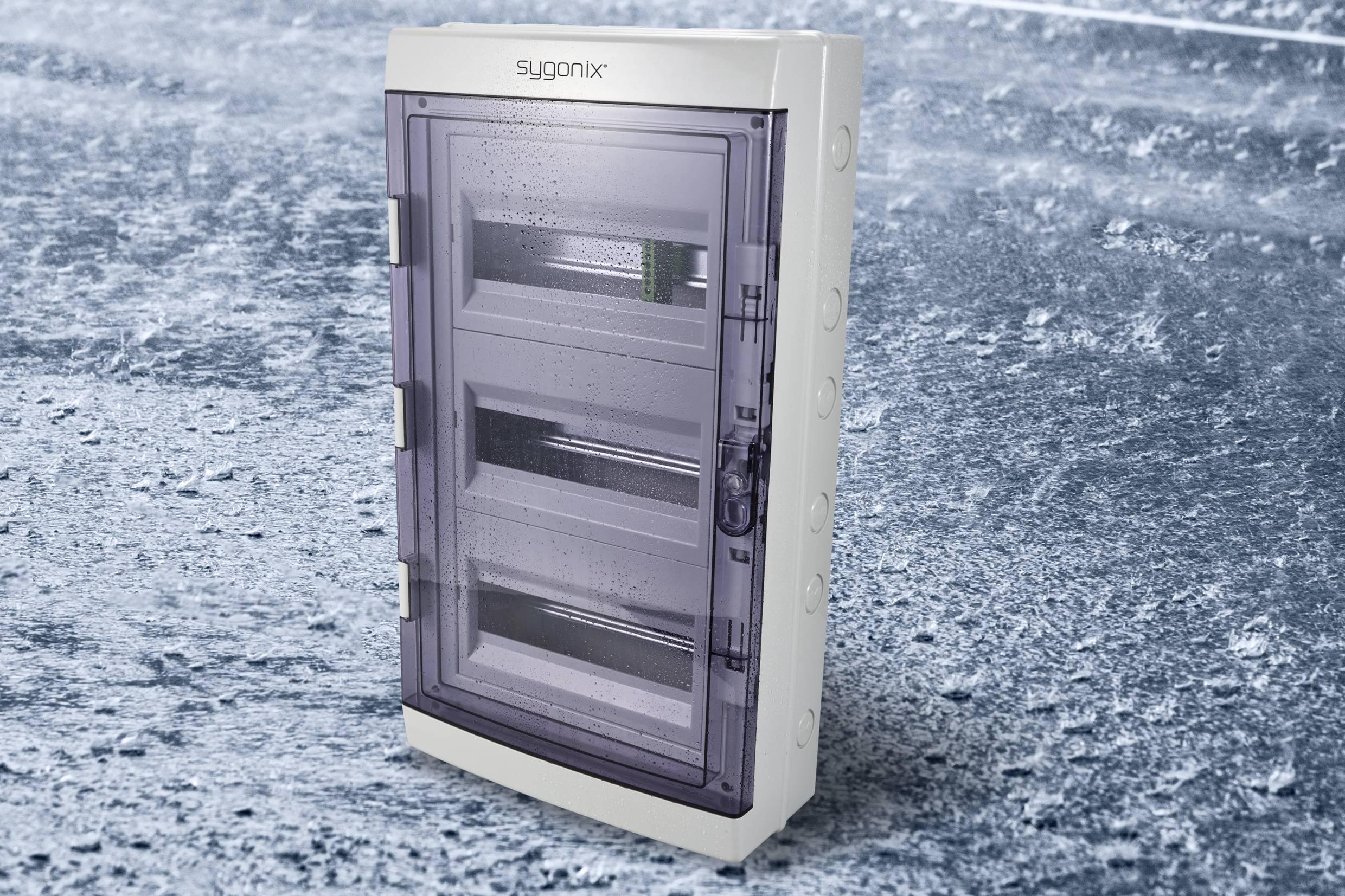 Sygonix SY-6696062 Kleinverteiler Aufputz Anzahl Teilungen = 36 Anzahl Reihen = 3 Inhalt 1St.