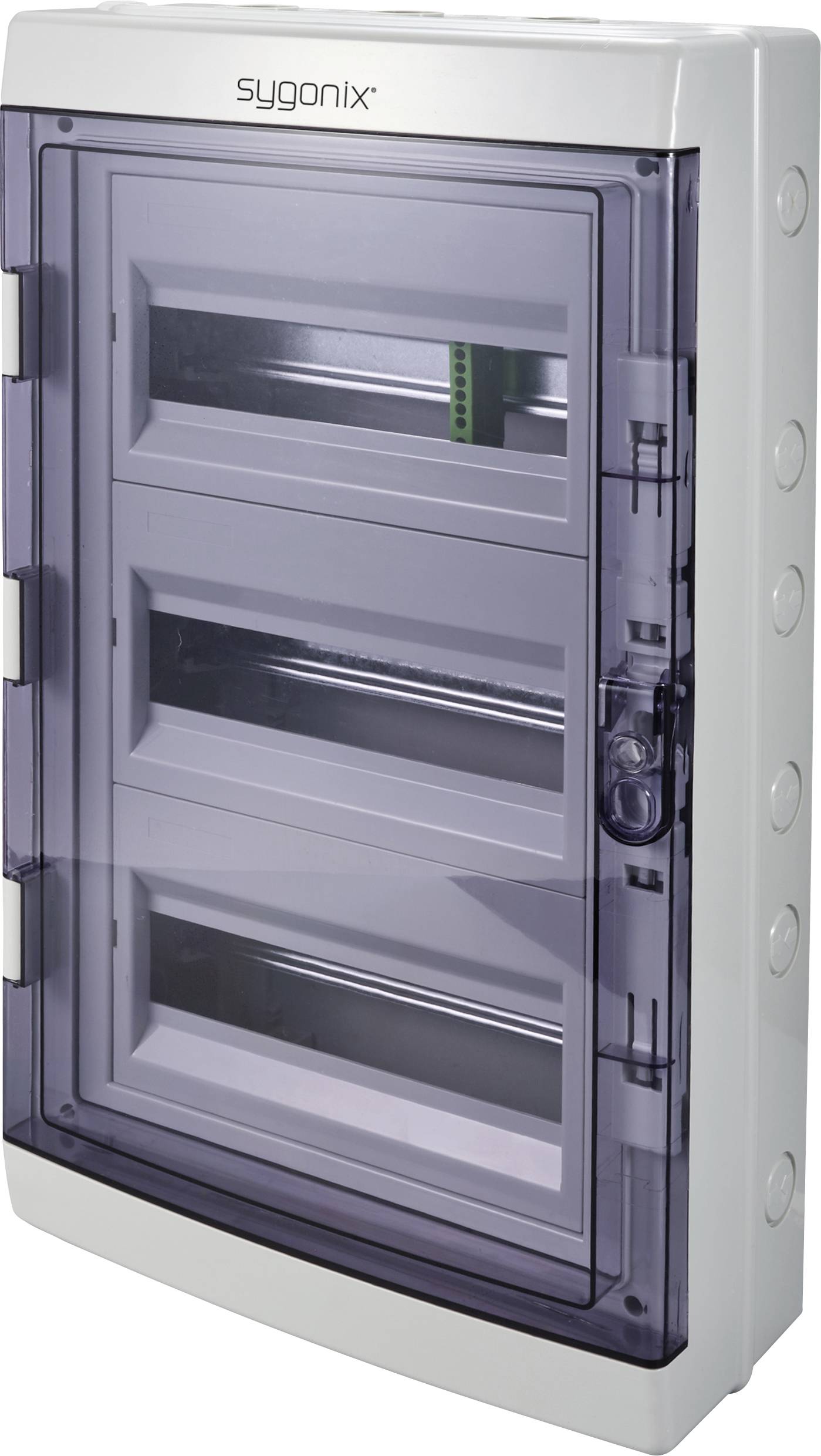 Sygonix SY-6696062 Kleinverteiler Aufputz Anzahl Teilungen = 36 Anzahl Reihen = 3 Inhalt 1St.