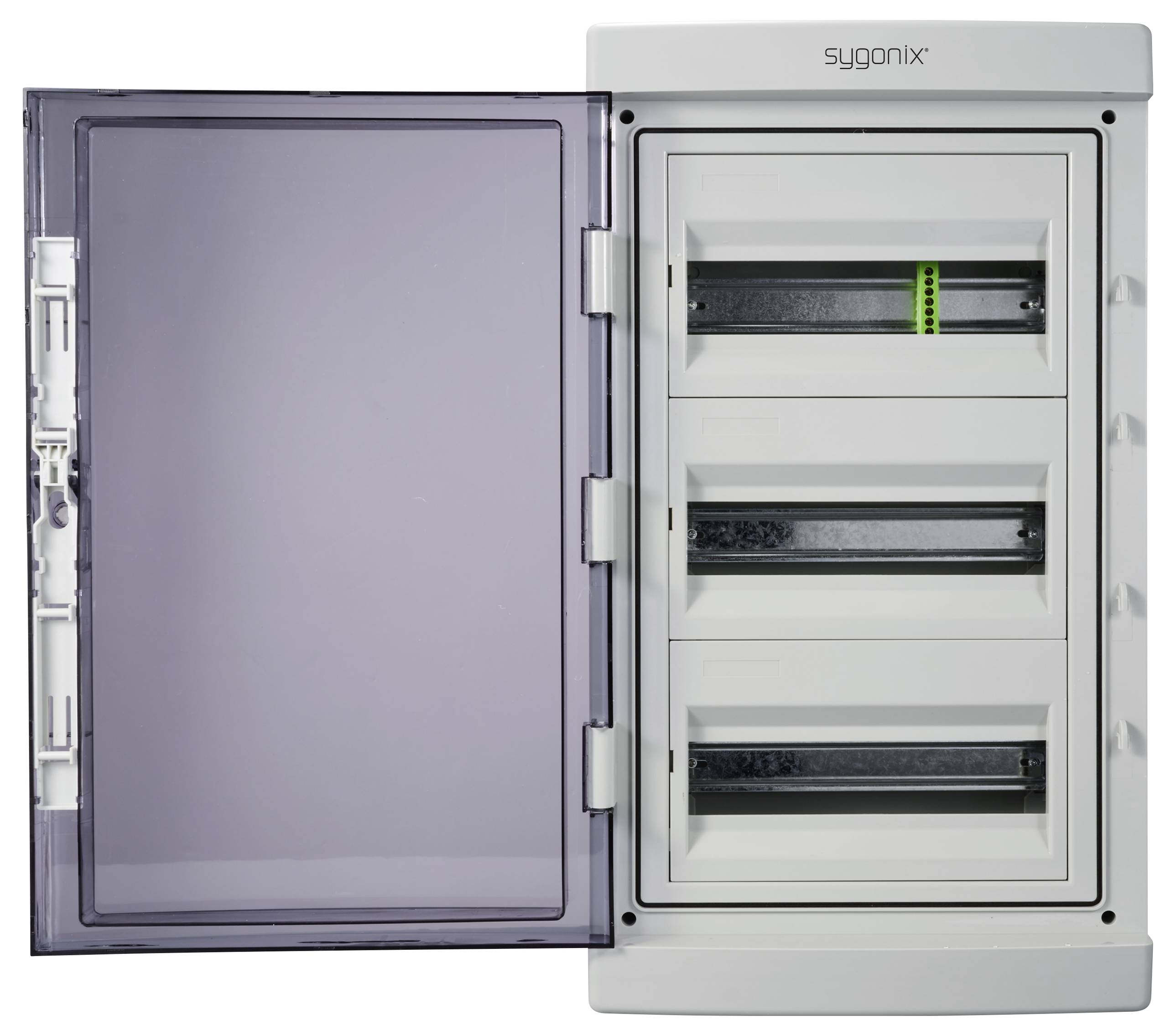 Sygonix SY-6696062 Kleinverteiler Aufputz Anzahl Teilungen = 36 Anzahl Reihen = 3 Inhalt 1St.