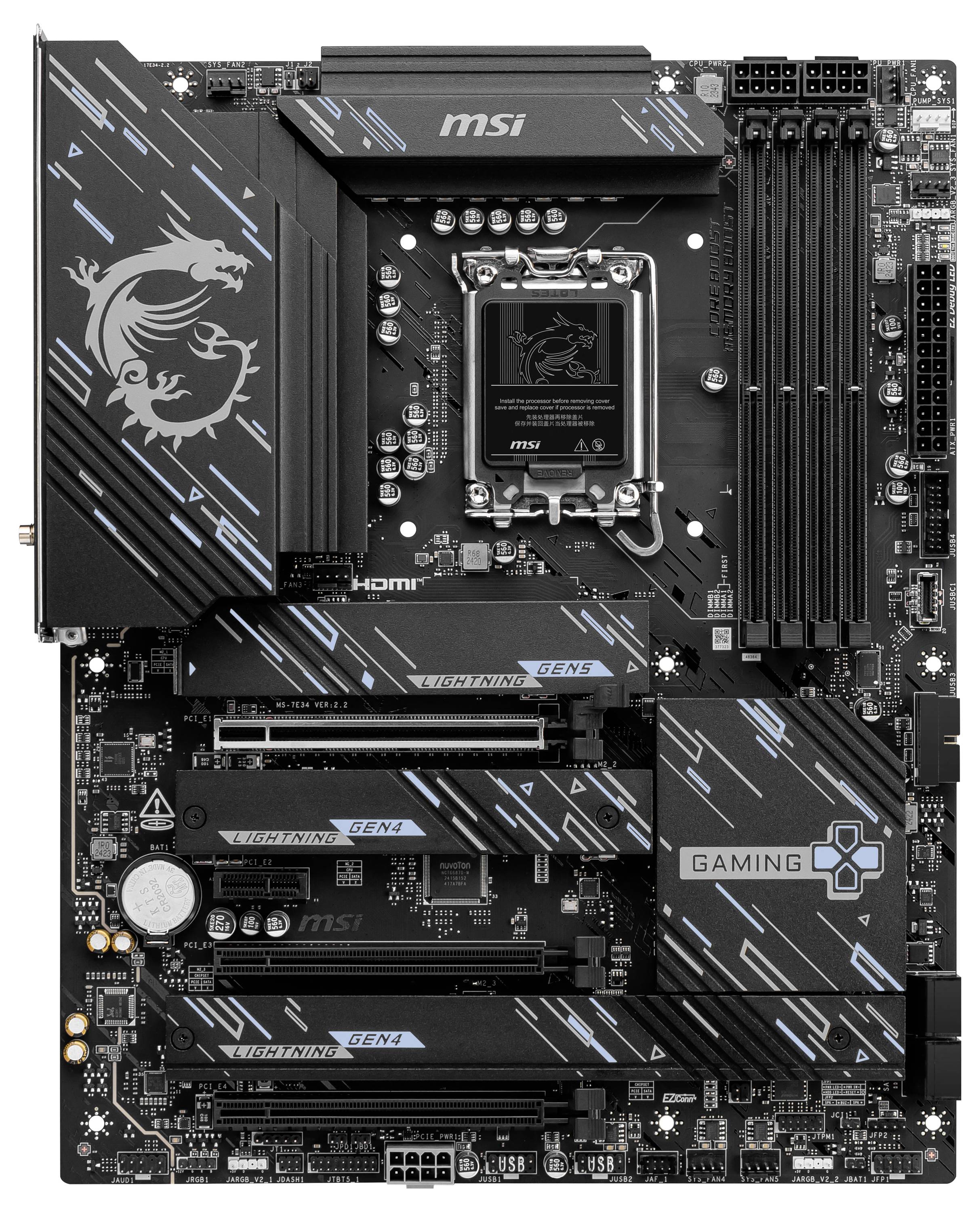 MSI Z890 GAMING PLUS WIFI Mainboard Formfaktor (Details) ATX