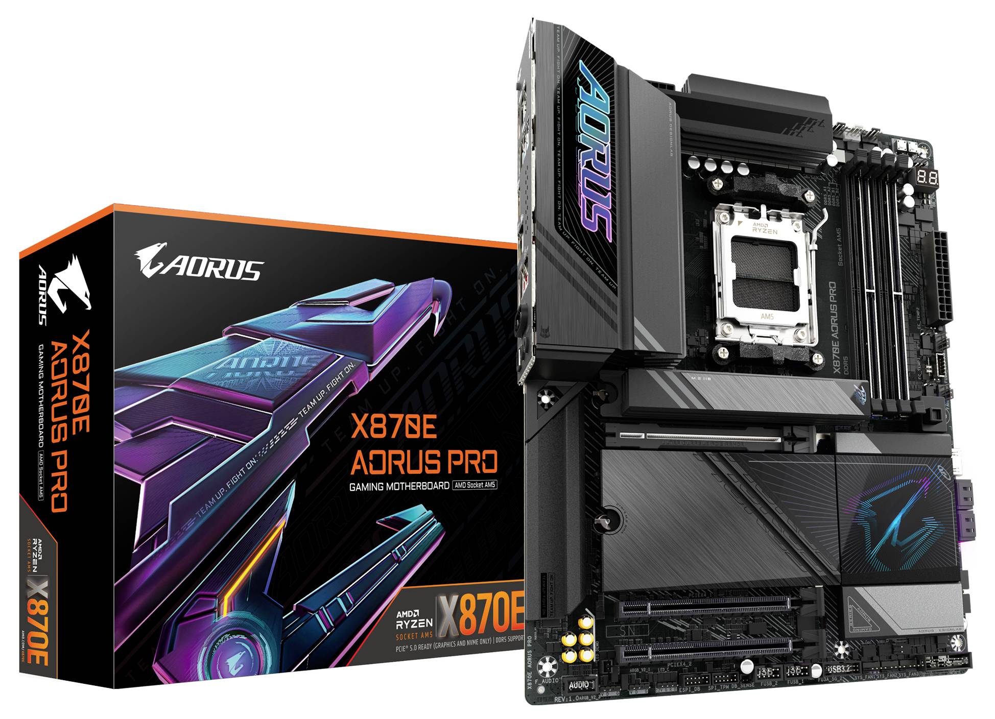 Gigabyte X870E AORUS PRO Mainboard Formfaktor (Details) ATX