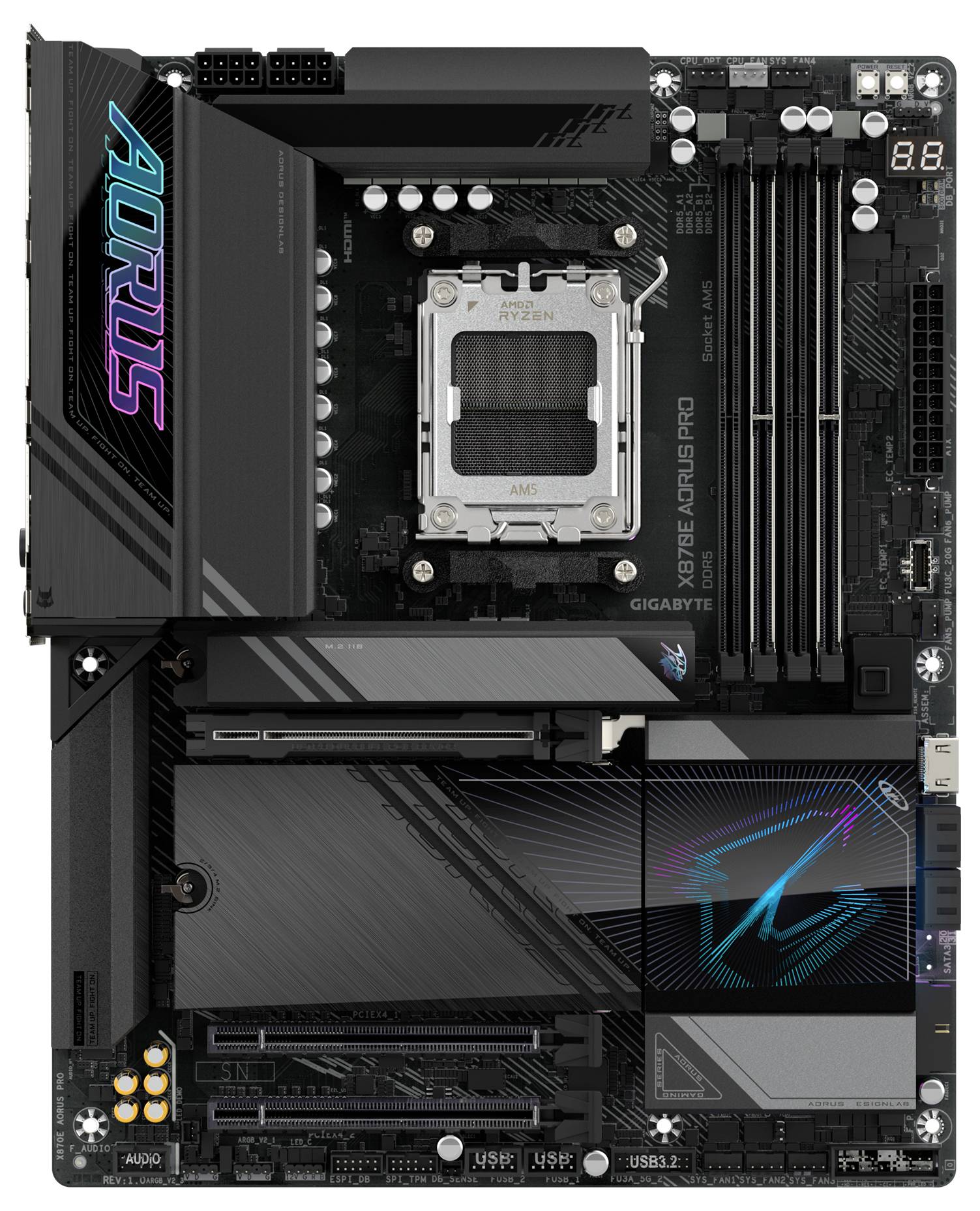 Gigabyte X870E AORUS PRO Mainboard Formfaktor (Details) ATX
