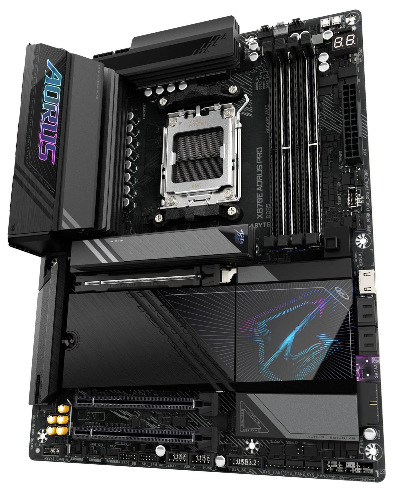 Gigabyte X870E AORUS PRO Mainboard Formfaktor (Details) ATX