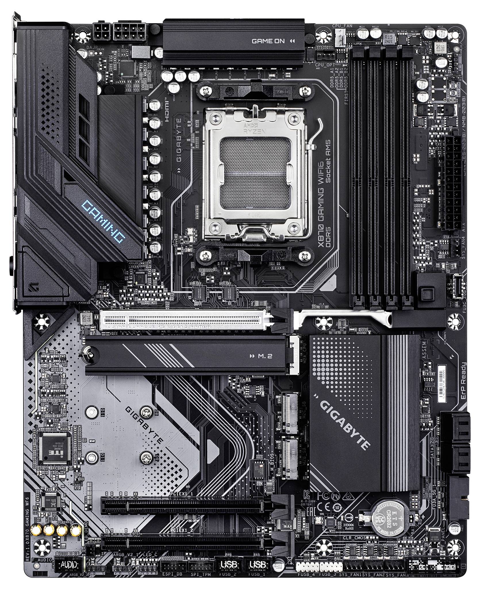 Gigabyte X870 Mainboard Formfaktor (Details) ATX