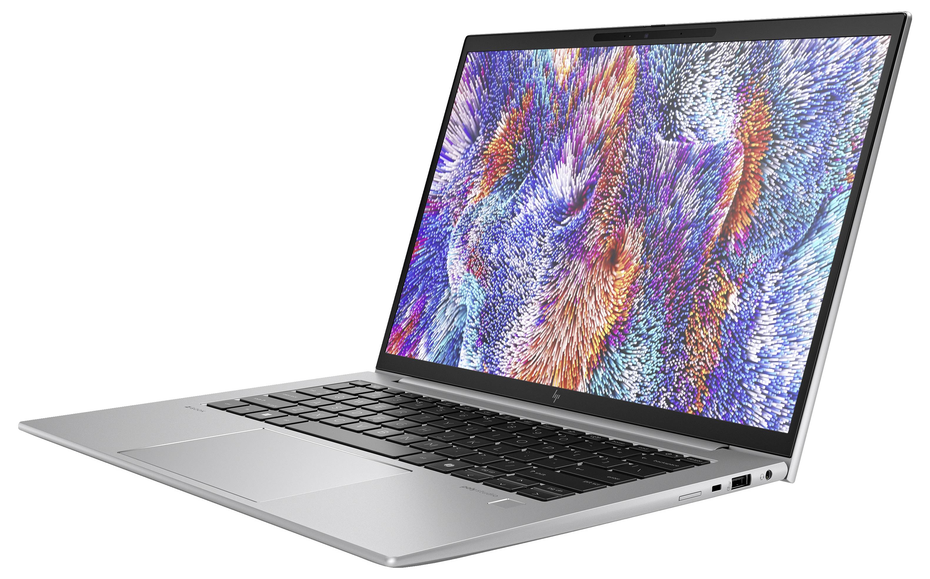 HP Notebook 35.6 cm (14 Zoll) WQXGA AMD Ryzen 7 8840HS 64 GB RAM 2 TB SSD Deutsch, QWERTZ Silber 8T111EA#ABD