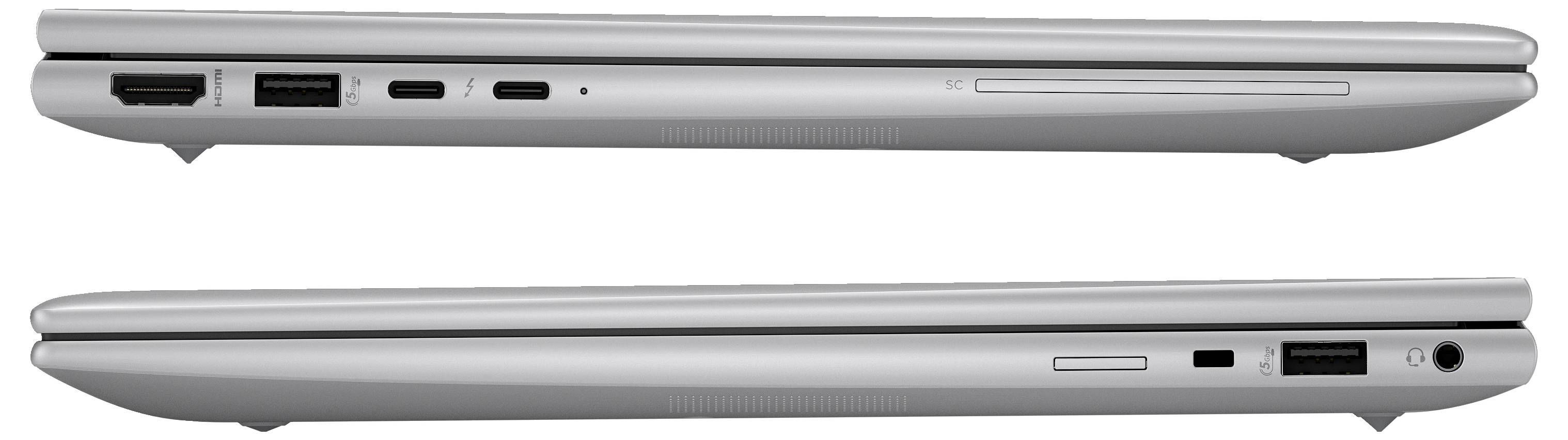 HP Notebook 35.6 cm (14 Zoll) WQXGA AMD Ryzen 7 8840HS 64 GB RAM 2 TB SSD Deutsch, QWERTZ Silber 8T111EA#ABD