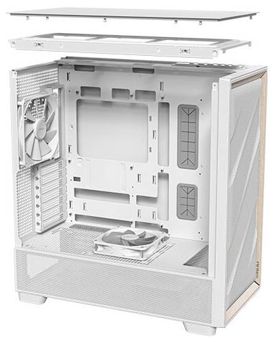 Antec FLUX Midi-Tower PC-Gehäuse Weiß