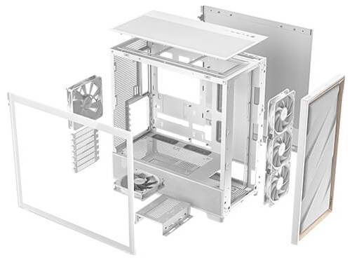 Antec FLUX Midi-Tower PC-Gehäuse Weiß