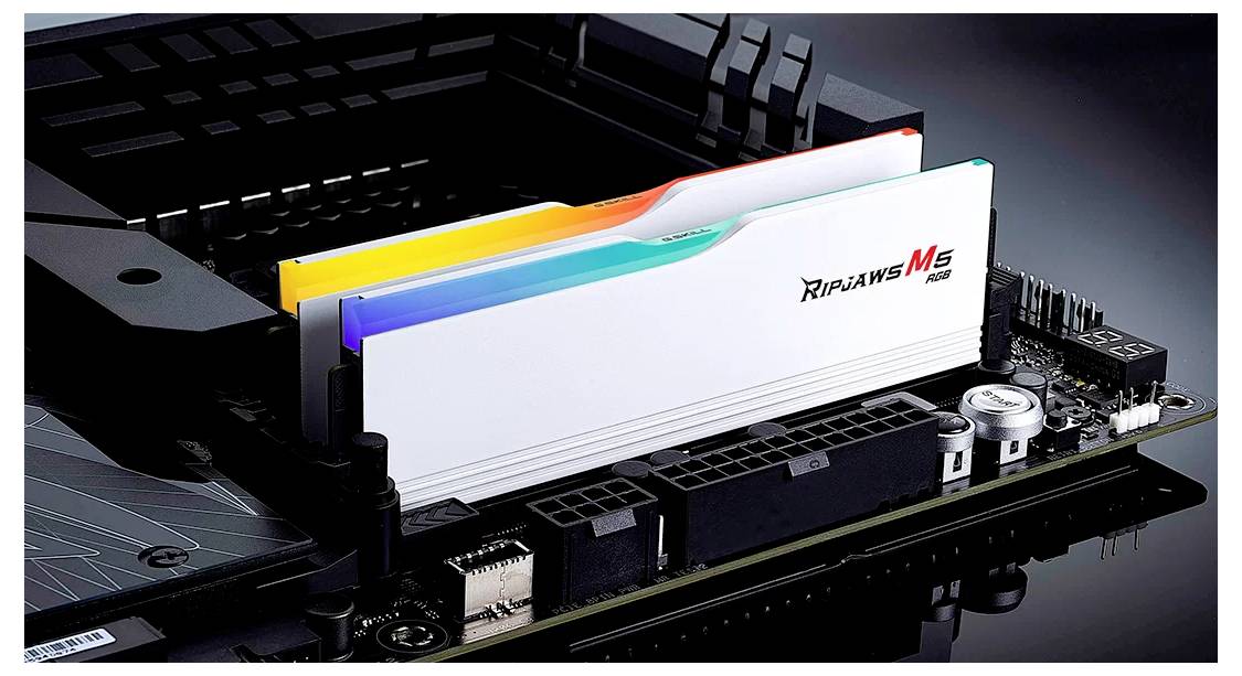 G.Skill F5-6000J3636F16GX2-RM5RW PC-Arbeitsspeicher Modul DDR5 32GB 2 x 16GB 6000MHz 288pin DIMM F5-6000J3636F16GX2-RM5RW