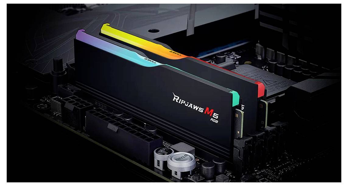 G.Skill F5-6000J3636F16GX2-RM5RK PC-Arbeitsspeicher Modul DDR5 32GB 2 x 16GB 6000MHz 288pin DIMM F5-6000J3636F16GX2-RM5RK