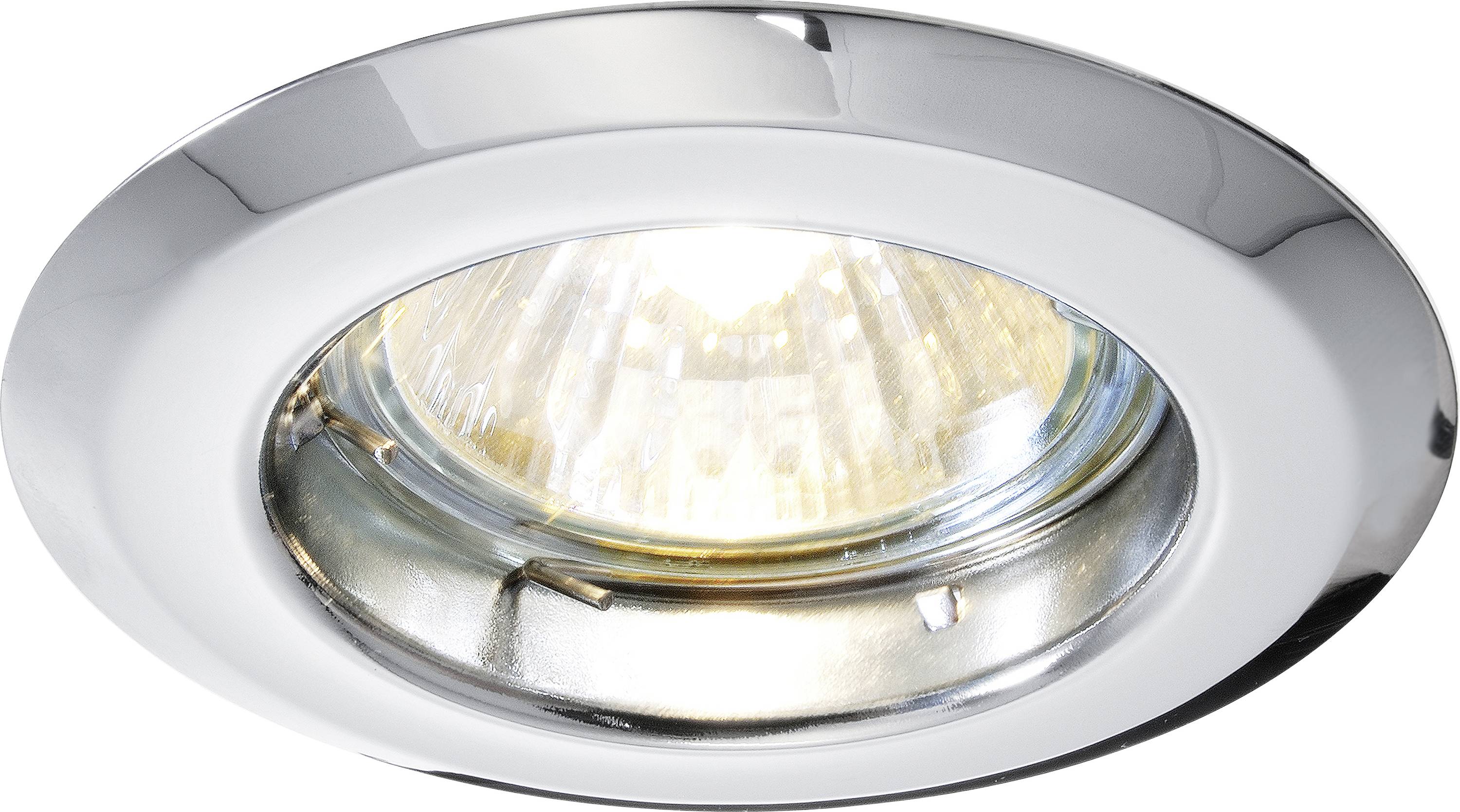 Deko Light 442052 Rund, 1x max 50W MR16, Silber Einbauleuchte MR16 GU5.3 Silber