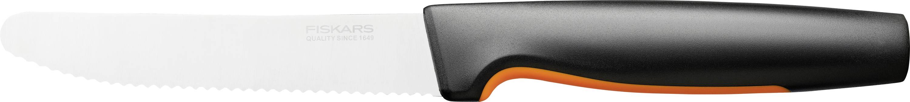 Fiskars 1057543 Tomatenmesser Schwarz Länge 230 mm