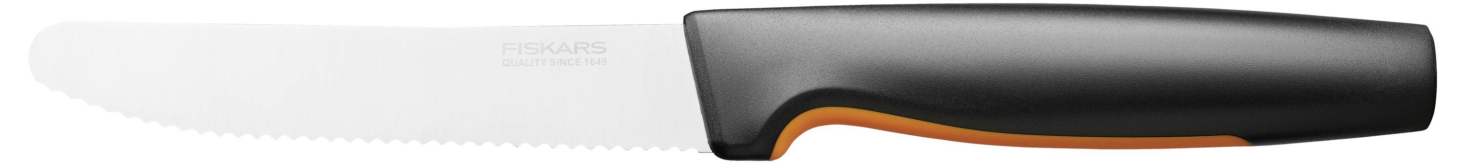 Fiskars 1057543 Tomatenmesser Schwarz Länge 230mm