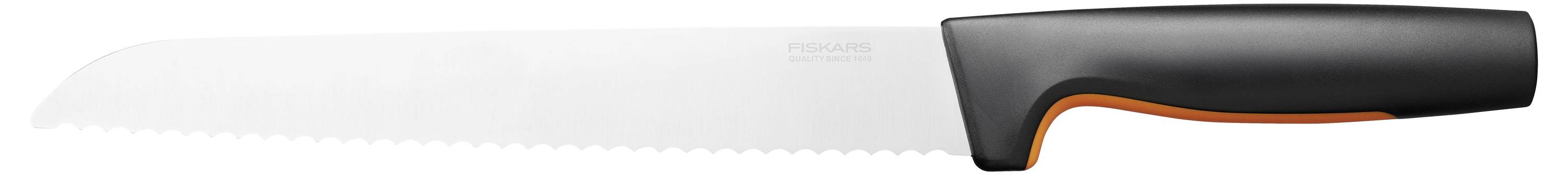 Fiskars 1057538 Brotmesser Schwarz Länge 342mm