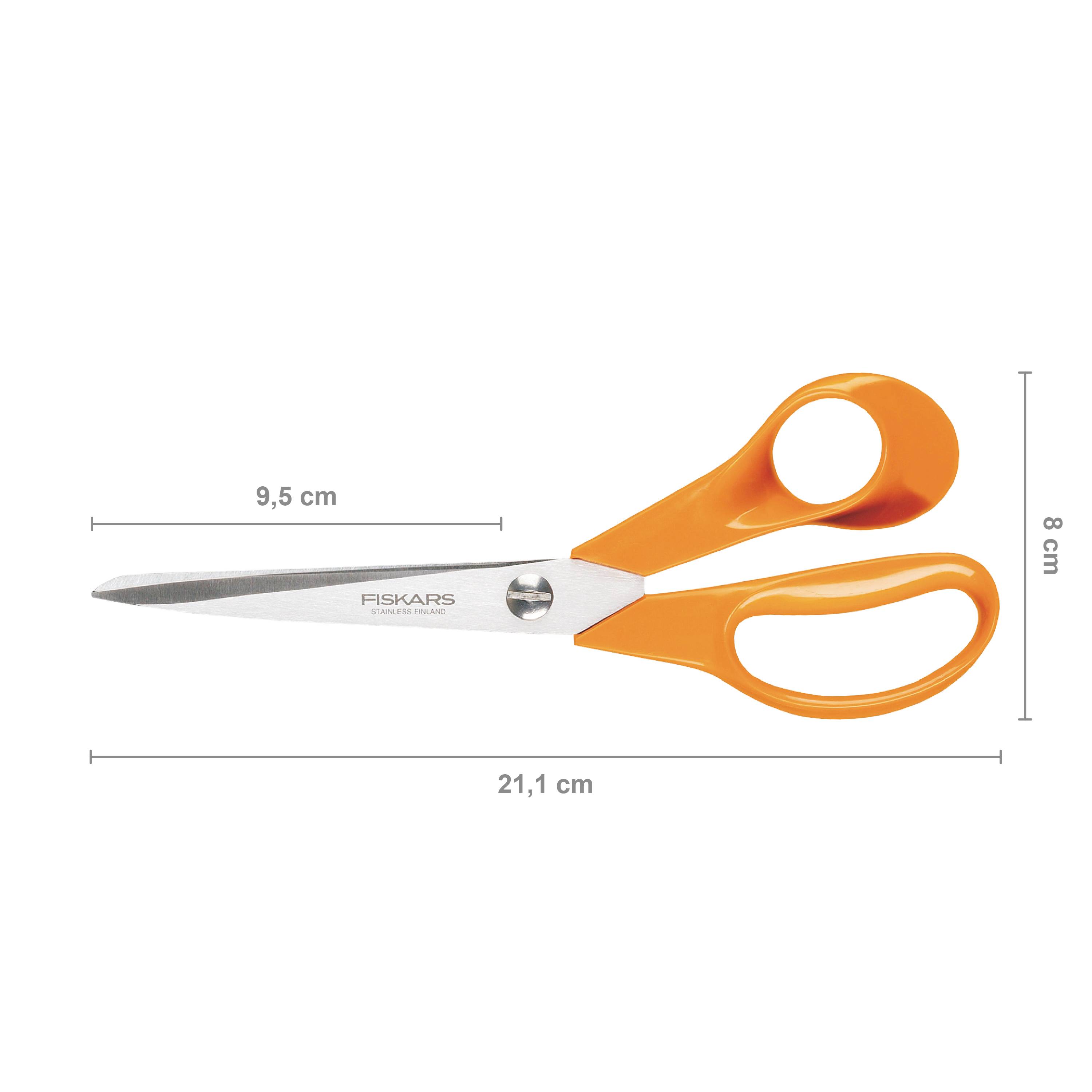 Fiskars 1000815 Universalschere Rechtshänder 210 mm Orange