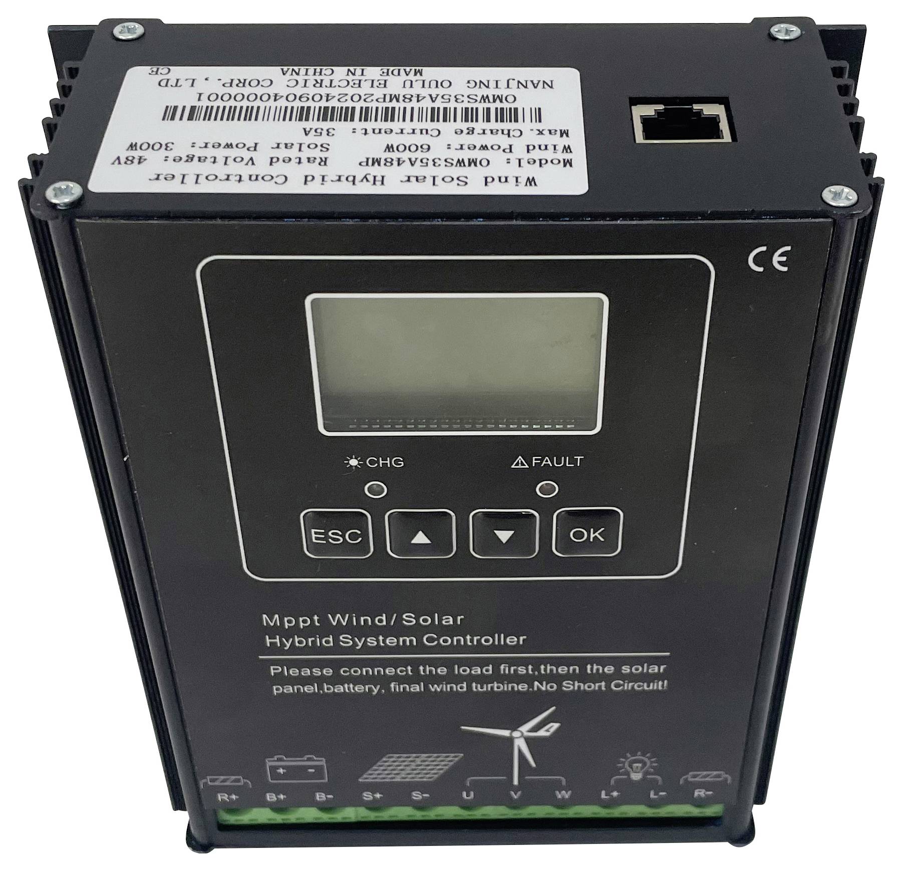 OLU OMWS35A48MP MPPT für Windgeneratoren und Photovoltaik Anlagen Hybridcontroller