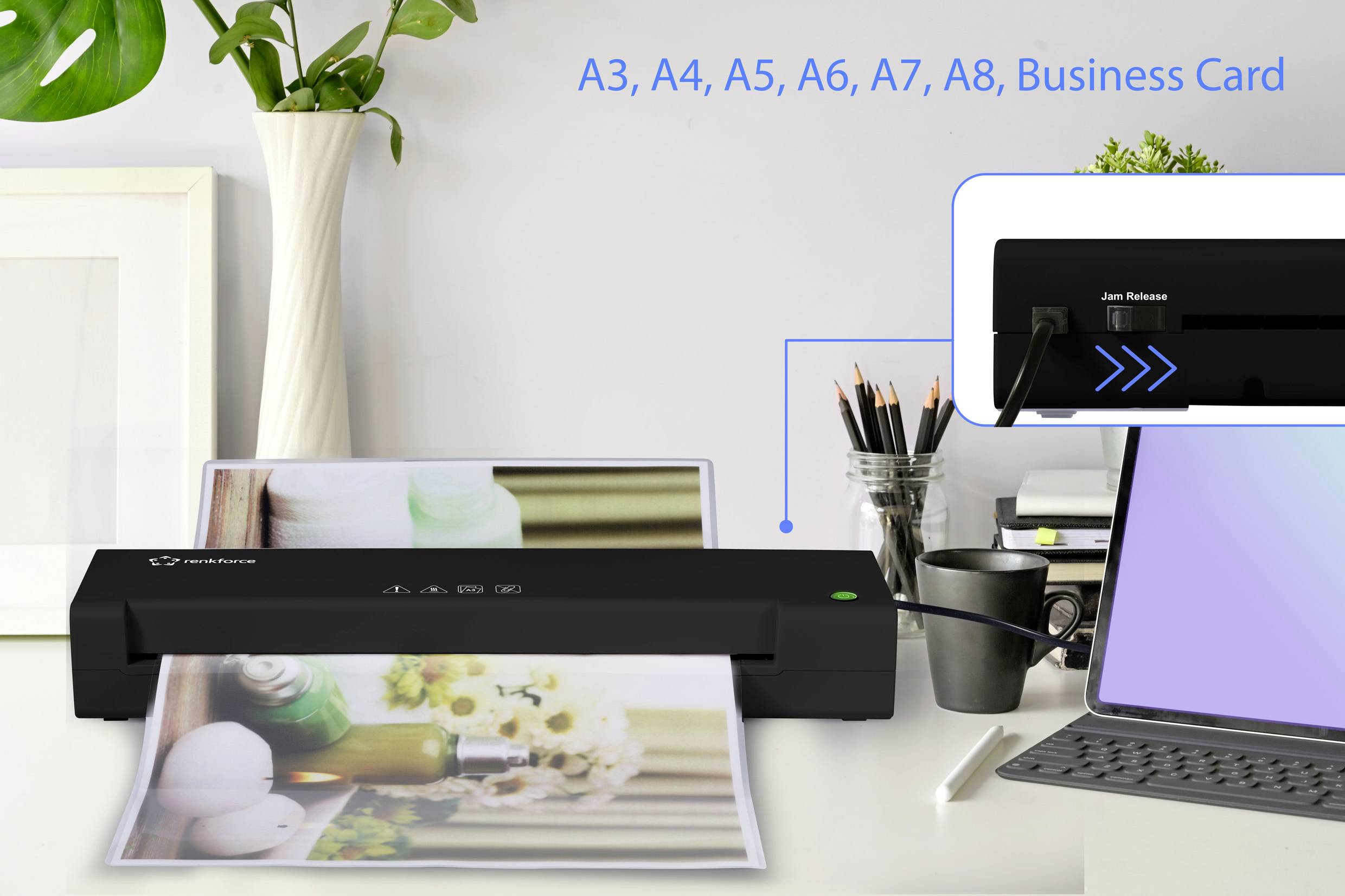 Renkforce Laminiergerät RF-LM-STL303 RF-6697032 DIN A3, DIN A4, Visitenkarten