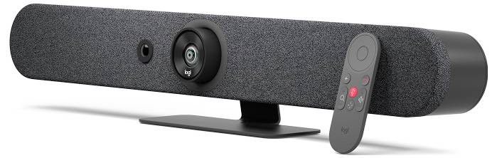 Logitech ConferenceCam Rally Bar Mini Grau Modulares 4K-Videokonferenzsystem 3840 x 2160 Pixel Lautsprecher