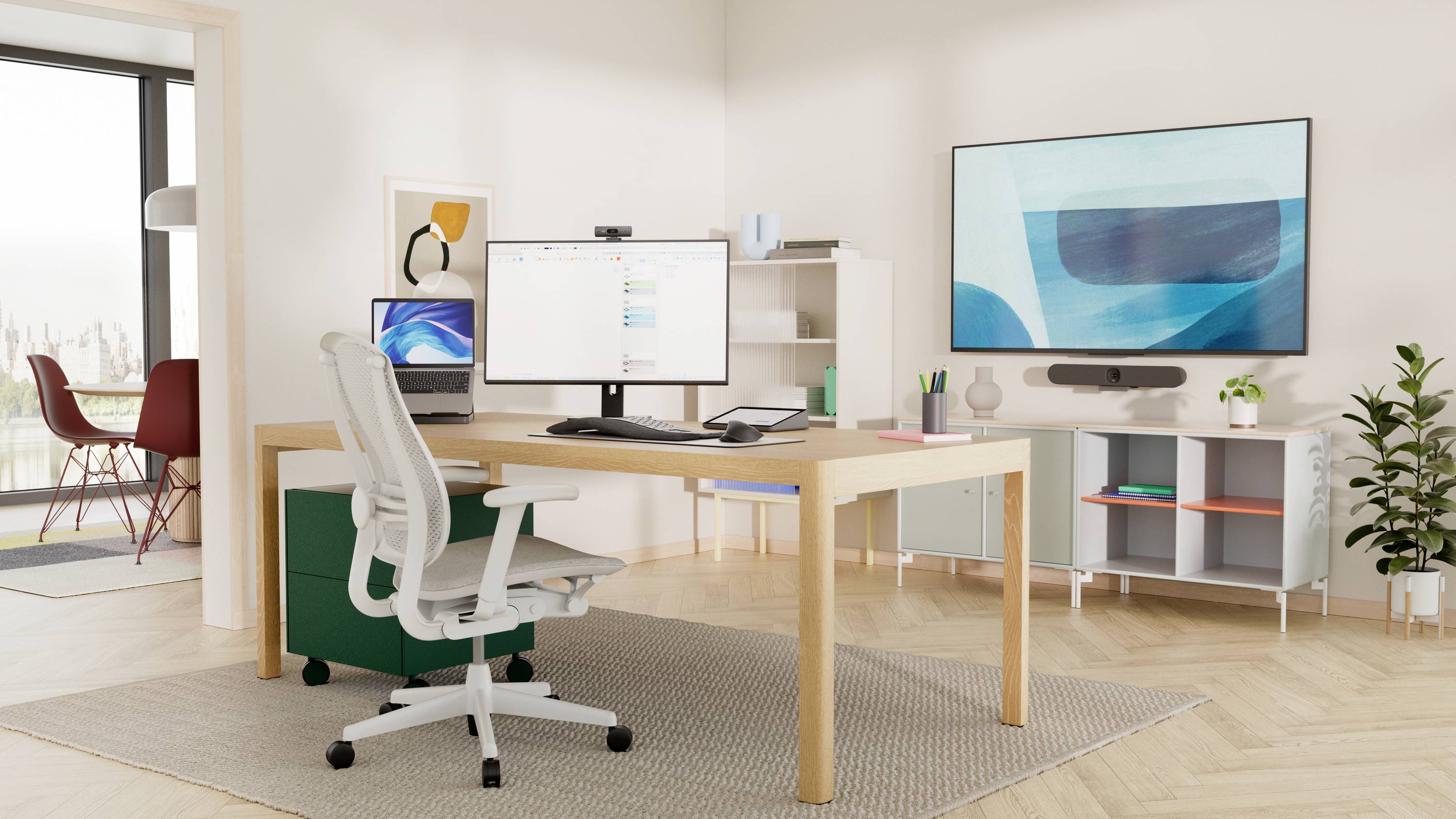 Logitech ConferenceCam Rally Bar Huddle 4K Videokonferenzlösung 3840 x 2160 Pixel Lautsprecher, Mikrofon, Klemm-Halterung