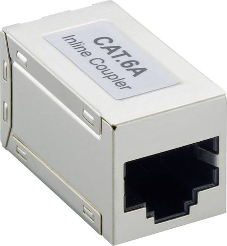 Lumberg 2542 04 Modulardoppelkupplung, Cat. 6a, 8p8c (RJ45), gerade Ausführung 167446 Stecker, gera