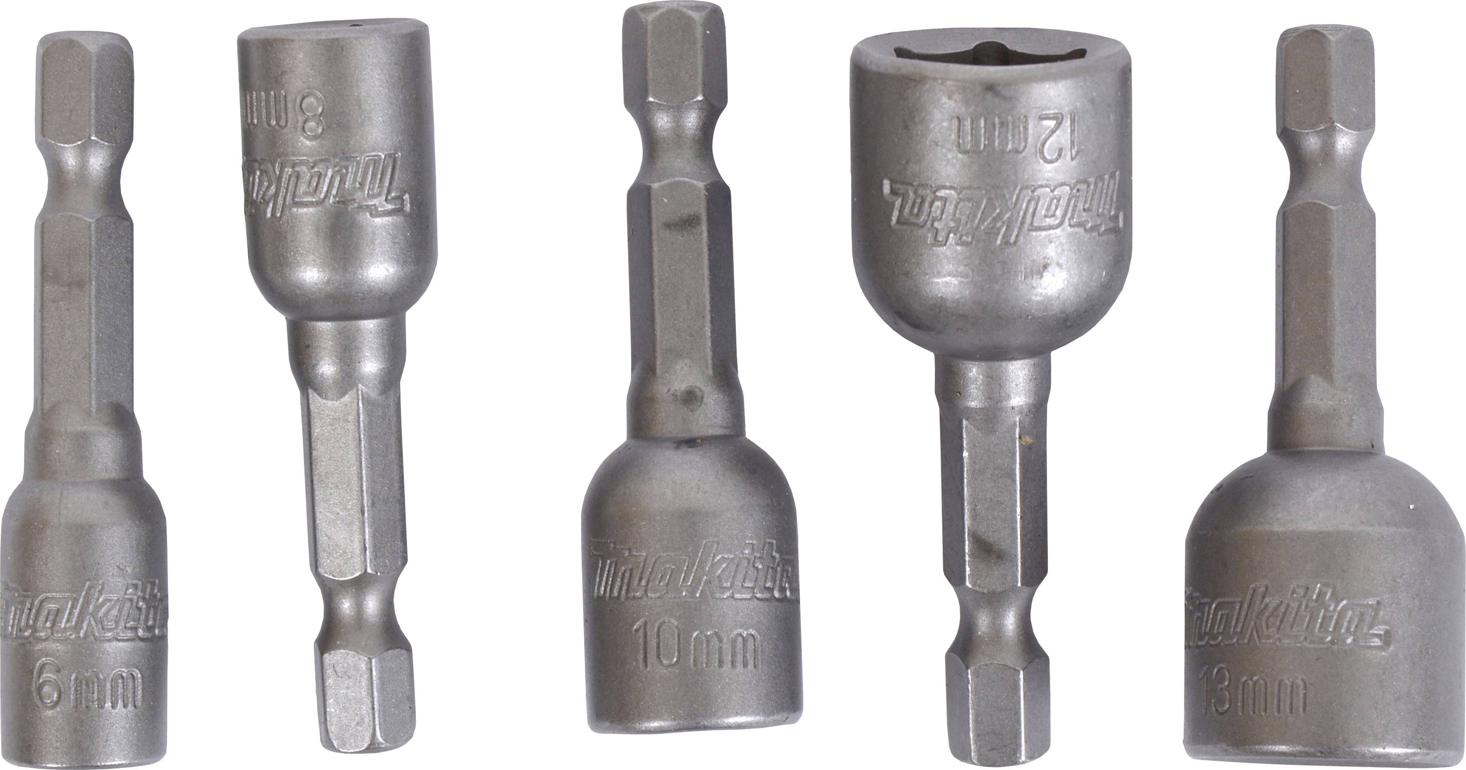 Makita B-39154 Steckschlüsselsatz 6.0 mm, 8.0 mm, 10.0 mm, 12.0 mm, 13mm 1/4"