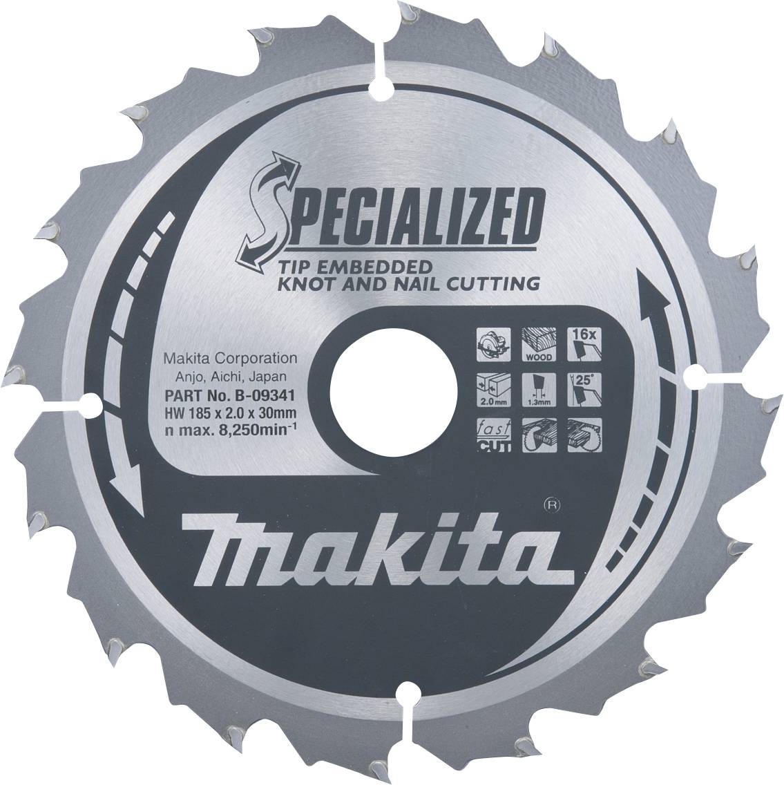 Makita B-33196 Kreissägeblatt 235 x 30 x 1.6mm Zähneanzahl: 48 1St.