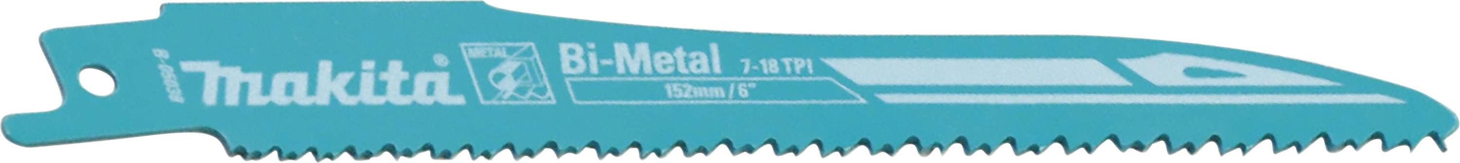 Makita B-05038 B-05038 Reciproblatt BIM 152/7-18Z 5St Sägeblatt-Länge 152mm 5St.