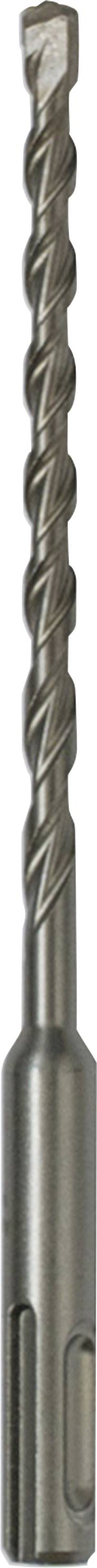 Ein silberner Bohrer mit spiralförmigem Design und einem SDS-Schaft, geeignet für das Bohren in Beton oder Stein.