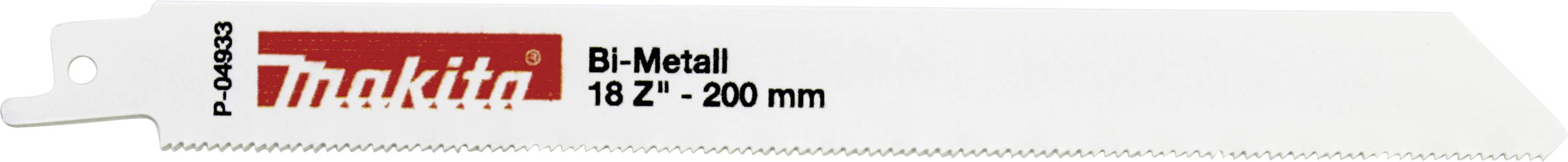 Makita P-04933 P-04933 Reciproblatt BIM 200/18Z Sägeblatt-Länge 200mm 5St.