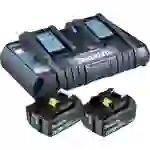 Makita 199484-8 Werkzeug-Akku und Ladegerät 18V 6.0Ah Li-Ion Makita 199484-8 Werkzeug-Akku und Ladegerät 18V 6.0Ah Li-Ion