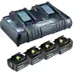 Makita 199485-6 Werkzeug-Akku und Ladegerät 18V 6.0Ah Li-Ion Makita 199485-6 Werkzeug-Akku und Ladegerät 18V 6.0Ah Li-Ion