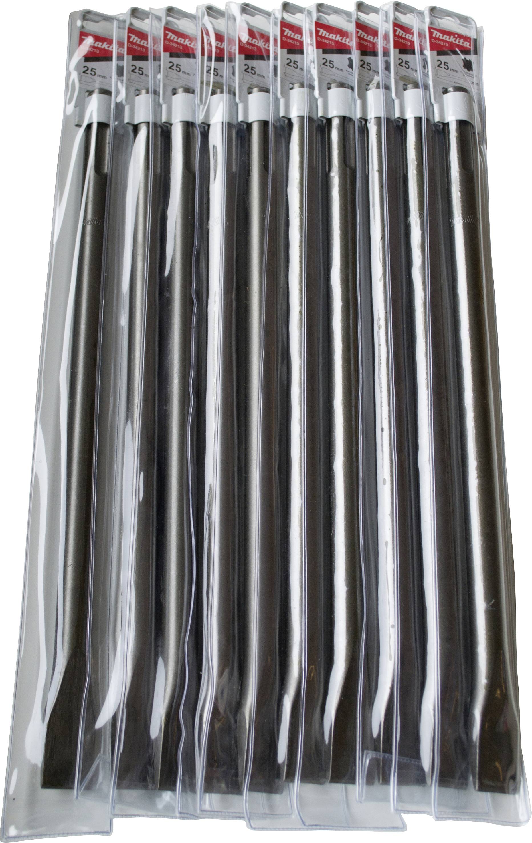 Makita D-34213-10 Flachmeißel 25.0mm Gesamtlänge 400mm 10St.
